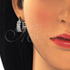 Argolla Pequeña 02.210.0289.4.20 Rodio Laminado, con Micro Pave Blanca, Pulido, Rodinado