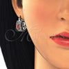 Argolla Pequeña 02.210.0302.9.20 Rodio Laminado, con Zirconia Cubica Multicolor, Pulido, Rodinado