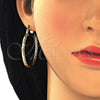 Argolla Mediana 02.213.0151.40 Oro Laminado, Diamantado, Tono Dorado