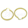 Argolla Mediana 02.213.0151.40 Oro Laminado, Diamantado, Tono Dorado