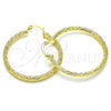 Argolla Mediana 02.213.0151.40 Oro Laminado, Diamantado, Tono Dorado