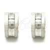 Argolla Huggie 02.216.0053.15 Acero Inoxidable, Pulido, Tono Plateado