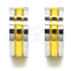 Argolla Huggie 02.216.0062.20 Acero Inoxidable, Pulido, Dos Tonos