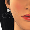 Argolla Huggie 02.230.0024.15 Acero Inoxidable, Diseño de Llave Griega, Pulido, Tono Plateado