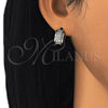 Argolla Huggie 02.230.0025.15 Acero Inoxidable, Pulido, Tono Plateado