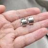 Argolla Huggie 02.230.0030.15 Acero Inoxidable, Pulido, Tono Plateado