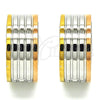 Argolla Huggie 02.230.0036.20 Acero Inoxidable, Pulido, Tres Tonos