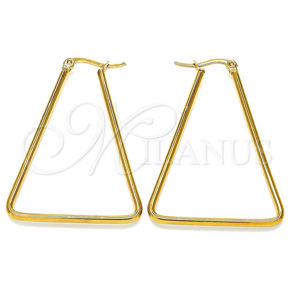 Argolla Mediana 02.356.0001.35 Acero Inoxidable, Pulido, Tono Dorado