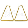 Argolla Mediana 02.356.0001.45 Acero Inoxidable, Pulido, Tono Dorado
