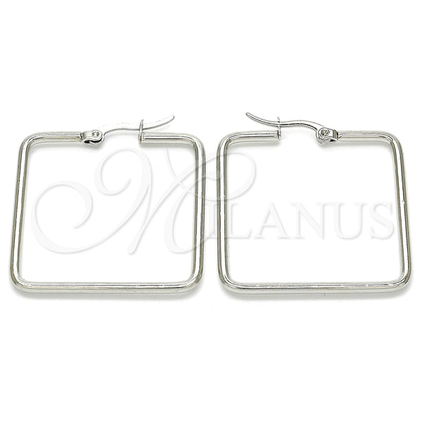 Argolla Mediana 02.356.0002.35 Acero Inoxidable, Pulido, Tono Plateado