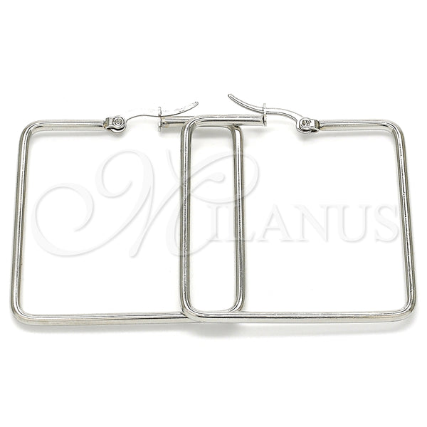 Argolla Mediana 02.356.0002.40 Acero Inoxidable, Pulido, Tono Plateado