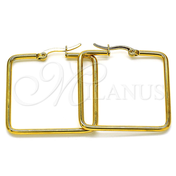 Argolla Mediana 02.356.0002.1.35 Acero Inoxidable, Pulido, Tono Dorado