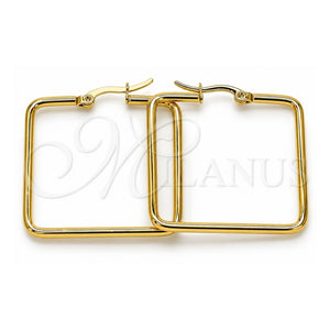 Argolla Mediana 02.356.0002.1.35 Acero Inoxidable, Pulido, Tono Dorado