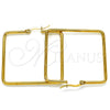 Argolla Mediana 02.356.0002.1.40 Acero Inoxidable, Pulido, Tono Dorado