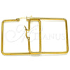 Argolla Mediana 02.356.0002.1.40 Acero Inoxidable, Pulido, Tono Dorado