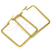 Argolla Mediana 02.356.0002.1.40 Acero Inoxidable, Pulido, Tono Dorado