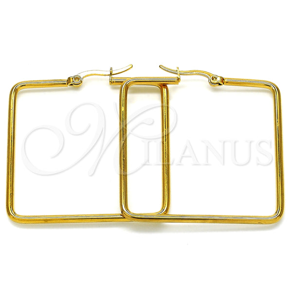 Argolla Mediana 02.356.0002.1.40 Acero Inoxidable, Pulido, Tono Dorado