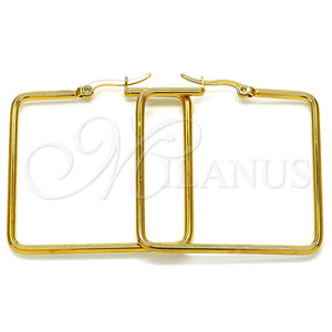 Argolla Mediana 02.356.0002.1.40 Acero Inoxidable, Pulido, Tono Dorado