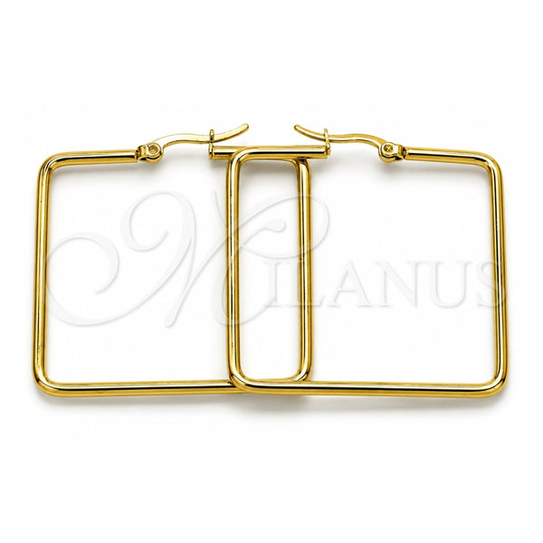 Argolla Mediana 02.356.0002.1.40 Acero Inoxidable, Pulido, Tono Dorado