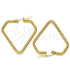 Argolla Mediana 02.356.0003.1.35 Acero Inoxidable, Pulido, Tono Dorado