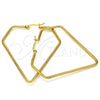 Argolla Grande 02.356.0003.1.50 Acero Inoxidable, Pulido, Tono Dorado