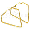 Argolla Grande 02.356.0003.1.50 Acero Inoxidable, Pulido, Tono Dorado