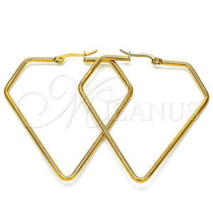 Argolla Grande 02.356.0003.1.50 Acero Inoxidable, Pulido, Tono Dorado
