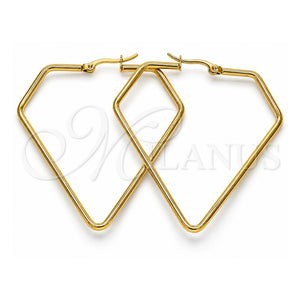 Argolla Grande 02.356.0003.1.50 Acero Inoxidable, Pulido, Tono Dorado