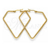 Argolla Grande 02.356.0003.1.50 Acero Inoxidable, Pulido, Tono Dorado