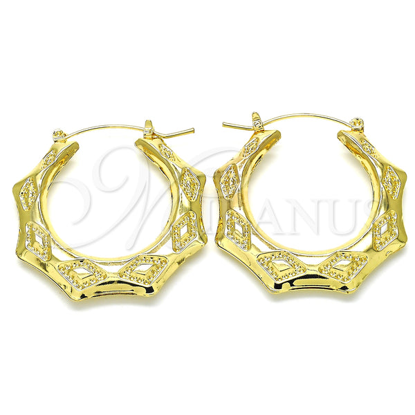 Argolla Mediana 02.170.0270.40 Oro Laminado, Pulido, Tono Dorado