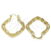 Argolla Mediana 02.170.0272.30 Oro Laminado, Pulido, Tono Dorado