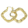 Argolla Mediana 02.170.0272.30 Oro Laminado, Pulido, Tono Dorado