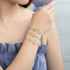 Pulsera Bolo Ajustable 03.316.0022.1.10 Oro Laminado, con Multicolor Zirconia Cubica, Pulido, Tono Dorado (01 MM Thickness, 10 Inches Length)