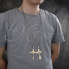 Collares con Dije 04.116.0028.30 Acero Inoxidable, Diseño de Cruz, Pulido, Dos Tonos (03 MM Thickness, 30 Inches Length)