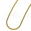 Gargantilla Elegante 04.63.1392.1.30 Acero Inoxidable, Pulido, Tono Dorado (03 MM Thickness, 30 Inches Length)