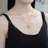Collares con Dije 04.358.0016.20 Oro Laminado, Pulido, Tono Dorado (02 MM Thickness, 20 Inches Length)