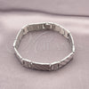Pulsera Solida 03.114.0330.08 Acero Inoxidable, Pulido, Tono Plateado (12 MM Thickness, 8 Inches Length)