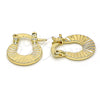 Argolla Pequeña 02.163.0081.12 Oro Laminado, Pulido, Tono Dorado