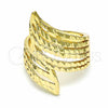 Anillo Elegante 01.233.0008.08 Oro Laminado, Diamantado, Tono Dorado (Size 8)