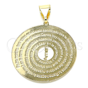 Dije Elegante 05.339.0001 Oro Laminado, Pulido, Tono Dorado