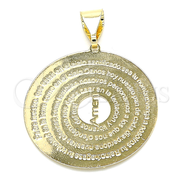 Dije Elegante 05.339.0001 Oro Laminado, Pulido, Tono Dorado