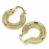 Argolla Pequeña 02.170.0288.25 Oro Laminado, Pulido, Tono Dorado