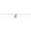 Collares con Dije 04.370.0001.16 Plata Rodinada, Pulido, Rodinado (Grosor 01 MM, 16 Pulgadas de Largo)