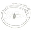Collares con Dije 04.370.0001.16 Plata Rodinada, Pulido, Rodinado (Grosor 01 MM, 16 Pulgadas de Largo)