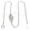 Pulsera Elegante 03.370.0001.06 Plata Rodinada, Pulido, Rodinado (02 MM Thickness, 6 Inches Length)