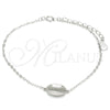 Pulsera Elegante 03.370.0001.06 Plata Rodinada, Pulido, Rodinado (02 MM Thickness, 6 Inches Length)