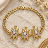 Pulsera Elegante 03.63.2139.07 Oro Laminado, Diseño de Tortuga, con Zirconia Cubica Blanca, Pulido, Tono Dorado (Grosor 05 MM, 7 Pulgadas de Largo)