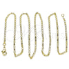 Gargantilla Basica 04.213.0032.22 Oro Laminado, Pulido, Tono Dorado (02 MM Thickness, 22 Inches Length)