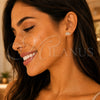 Arete Dormilona 02.336.0081.1 Plata Rodinada, Diseño de Elefante, con Micro Pave Blanca, Pulido, Tono Rosado