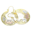 Argolla Mediana 02.351.0044.30 Oro Laminado, Diseño de Elefante, Pulido, Tres Tonos